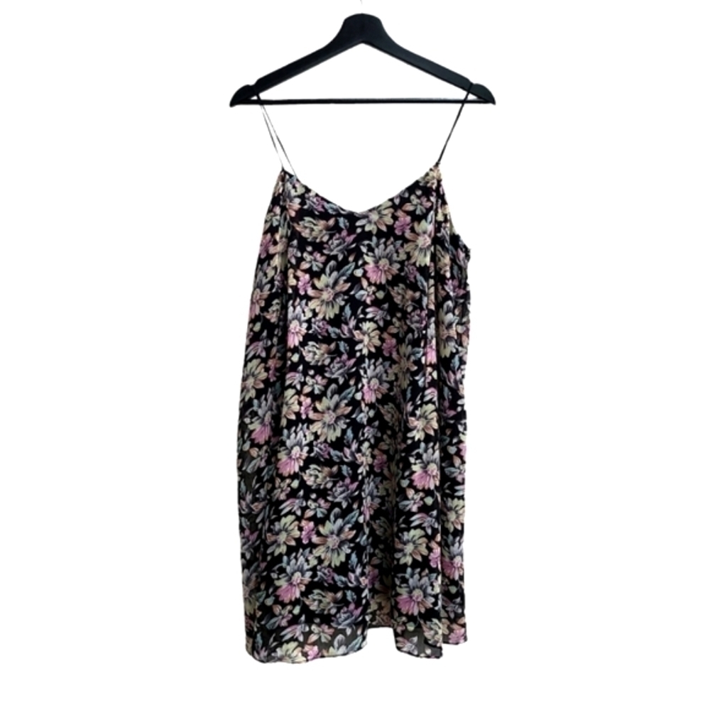 Philosophy 90s Whimsigoth Dark Floral Slip Dress Spaghetti Strap Medium
